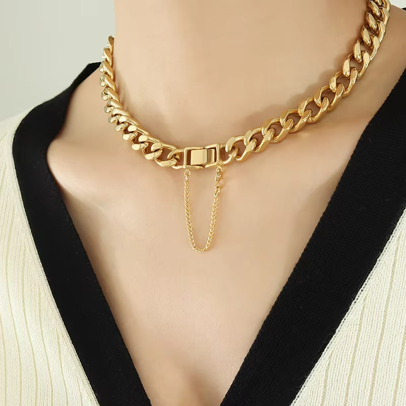 Seraphina Hip-hop Stainless Steel Set |Gold | Silver