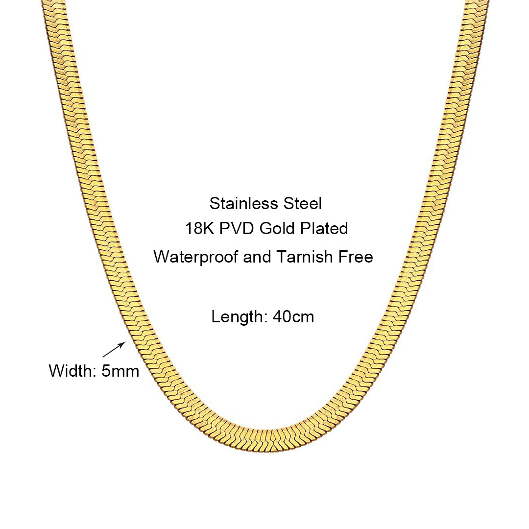 Leona Nautical Layering Set | Starlit Collar Choker | Golden Snake Necklace | Nautical Charm Necklace
